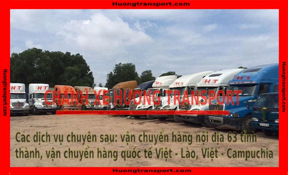 Đội xe tải vận chuyển hàng TP HCM (Sài Gòn) Phú Thọ - Nhà xe Hương Transport